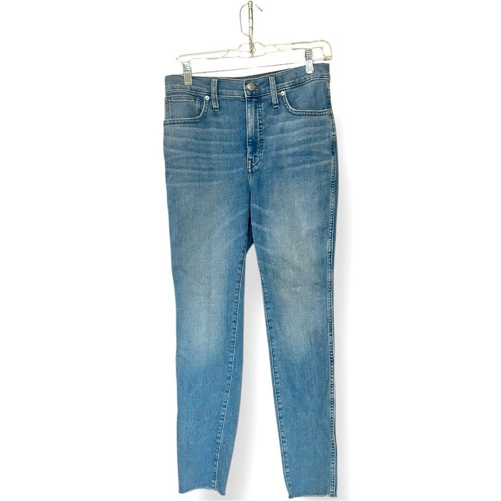 Madewell Skinny High-Rise Jeans Light Wash Size 28 High-Waisted ankle jeans